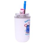 copo stitch e angel namorados com canudo inox copo stitch e angel namorados com canudo inox