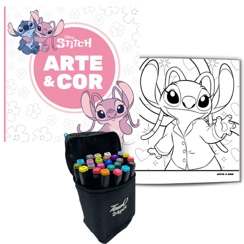 Livro-de-colorir-Angel---Canetinhas-24-cores
