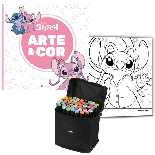 Livro-de-colorir-Angel---Canetinhas-48-cores
