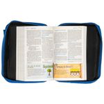 bíblia aventura para crianças nvi - edição especial com bolsa azul