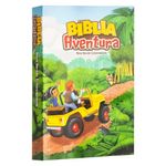 bíblia aventura para crianças nvi - edição especial com bolsa azul