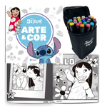 Livro-de-colorir-Lilo-e-Stitch---Canetinhas-24-cores