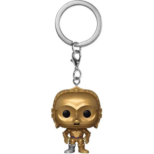 chaveiro star wars - c-3po - funko pocket pop