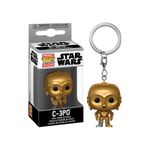 chaveiro star wars - c-3po - funko pocket pop