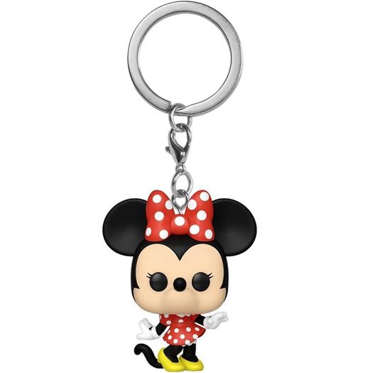 chaveiro disney mickey and friends - mininie - funko pocket pop chaveiro disney mickey and friends - mininie - funko pocket pop