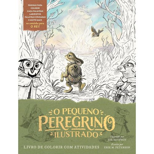 o pequeno peregrino ilustrado - livro de colorir com atividades