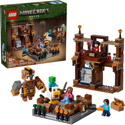 minicraft - ringue de luta da mansao woodland (21272) - lego