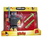 boneco minecraft youtuber athos com acessórios boneco minecraft youtuber athos com acessórios