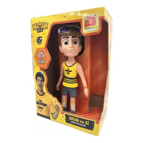 boneco youtuber natan por ai 25 centímetros algazarra