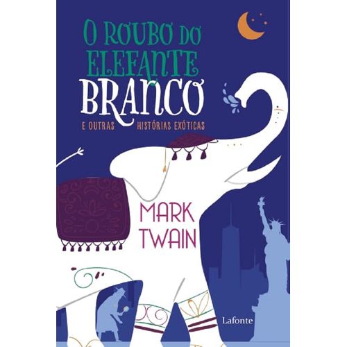 o roubo do elefante branco - capa azul