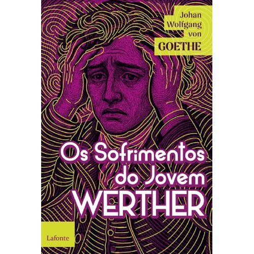 os sofrimentos do jovem werther - capa fundo marsala