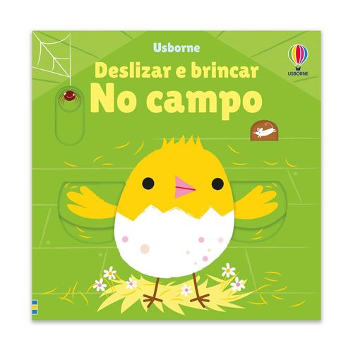 no campo: deslizar e brincar