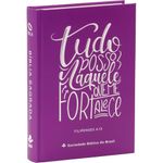 bíblia sagrada naa - letra maior - capa dura roxa bíblia sagrada naa - letra maior - capa dura roxa