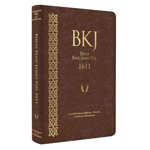 biblia king james fiel 1611 - standard - marrom