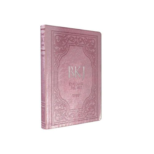 biblia king james fiel 1611 - extra gigante - rose