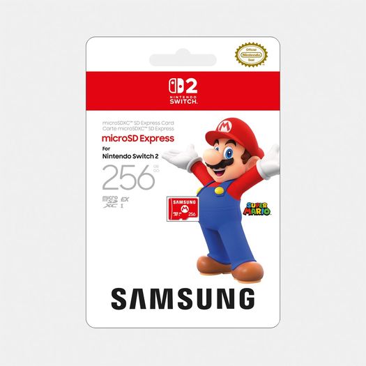 cartão microsd express para nintendo switch 2 256gb - samsung cartão microsd express para nintendo switch 2 256gb - samsung