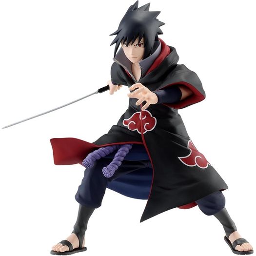 naruto shippuden - uchiha sasuke vibration figure - banpresto