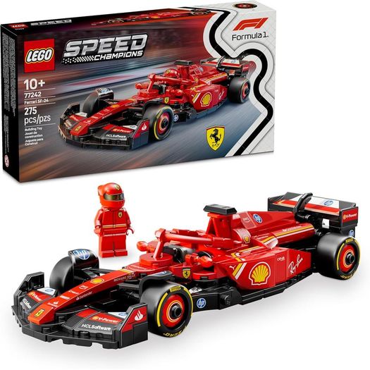 ferrari sf-24 f1 - speed champions (77242) - lego