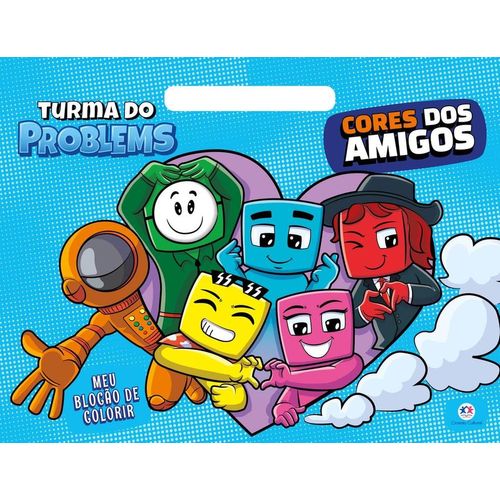 turma do problems - cores dos amigos