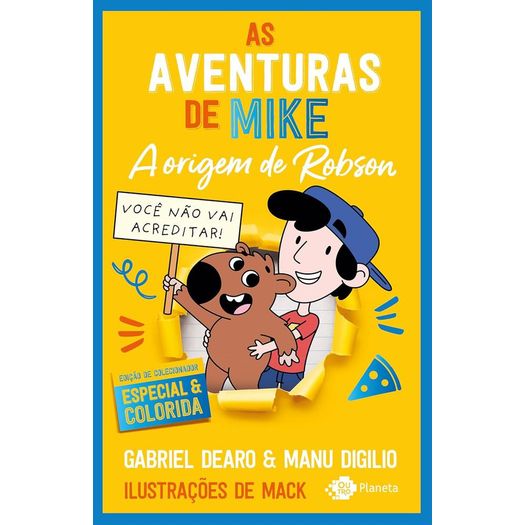 as aventuras de mike 4: a origem de robson - edição de colecionador as aventuras de mike 4: a origem de robson - edição de colecionador