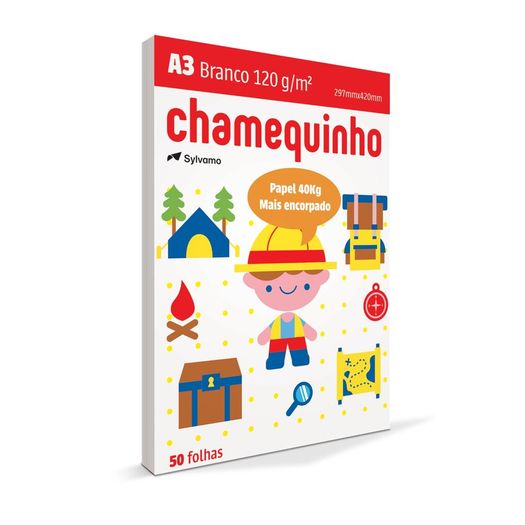 papel sulfite 40kg a3 50 folhas 120gr chamequinho papel sulfite 40kg a3 50 folhas 120gr chamequinho
