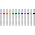 caneta marcador criativo 12 cores criatic