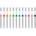 caneta marcador criativo 12 cores criatic
