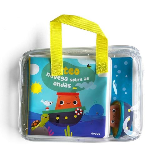 mateo navega sobre as ondas - livro banho mateo navega sobre as ondas - livro banho