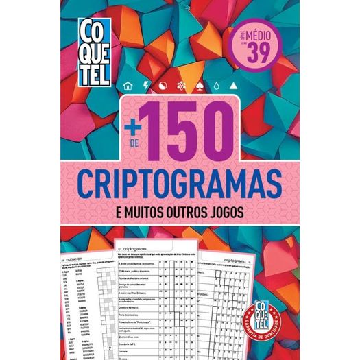 mais de 150 criptogramas - nível médio 39 mais de 150 criptogramas - nível médio 39