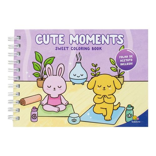 sweet coloring book: cute moments