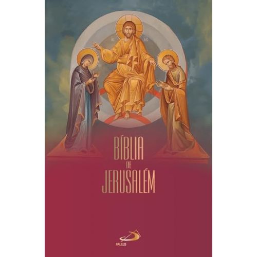 biblia de jerusalém - média - cristo (capa cristal)