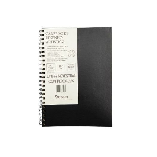 caderno de desenho 50 folhas preto capa dura 140g a4 sketchbook caderno de desenho 50 folhas preto capa dura 140g a4 sketchbook