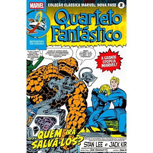 coleção clássica marvel: nova fase 2 - quarteto fantástico 14 coleção clássica marvel: nova fase 2 - quarteto fantástico 14