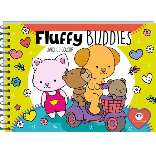 fluffy buddies - para colorir