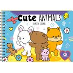cute animals - para colorir