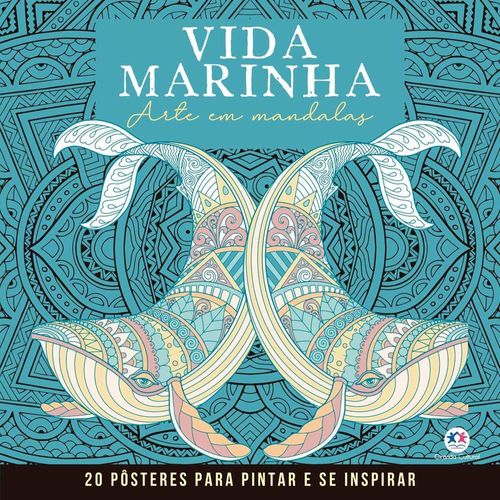 vida marinha - mandalas para pintar e se inspirar