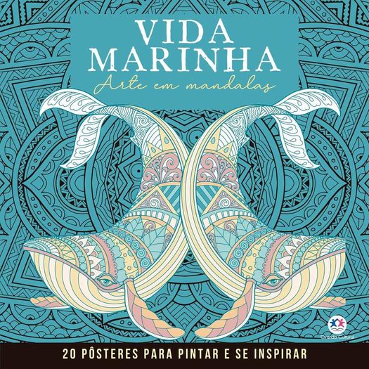 vida marinha - mandalas para pintar e se inspirar