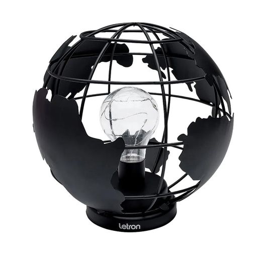 luminária de mesa mapa mundi led letron luminária de mesa mapa mundi led letron