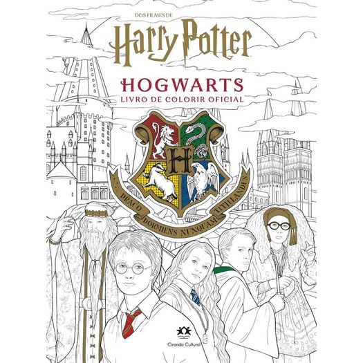 harry potter - hogwarts - colorir