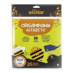 linha escolar origamimania alfabeto