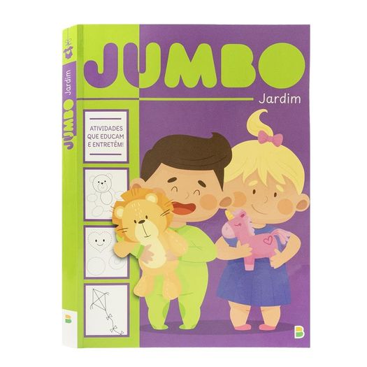 jumbo colorir & atividades: jardim
