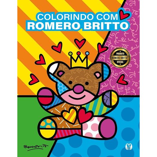 colorindo com romero britto colorindo com romero britto