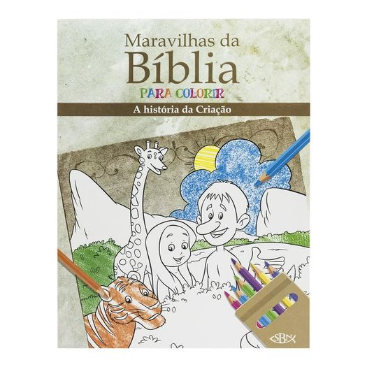 maravilhas da bíblia para colorir: a história da criação