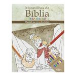 maravilhas da bíblia para colorir: daniel na cova dos leões