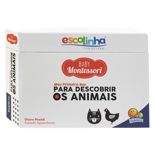 escolinha baby montessori - meu primeiro box para descobrir: animais escolinha baby montessori - meu primeiro box para descobrir: animais