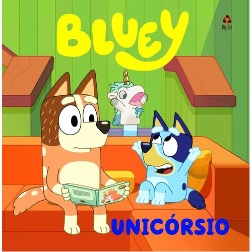 bluey livro de história - unicórsio