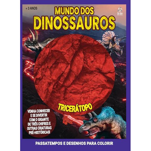 mundo dos dinossauros - triceratops mundo dos dinossauros - triceratops