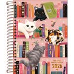 agenda 2026 diária purrfect cats diversos modelos