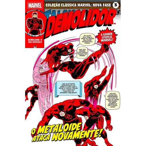 coleção clássica marvel - nova fase 3 - demolidor 6