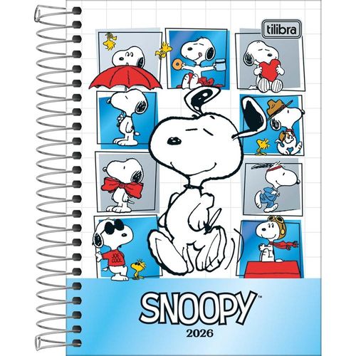 agenda 2026 diária snoopy diversos modelos